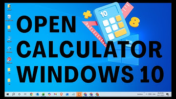 How To Open Calculator In Windows 10 | Laptop Calculator