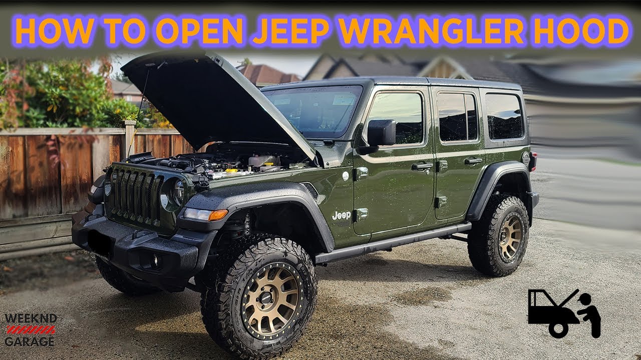 Jeep Wrangler How To Open Hood