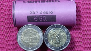 Dirty Malta 2 Euro Coin Roll Hunting 101nld