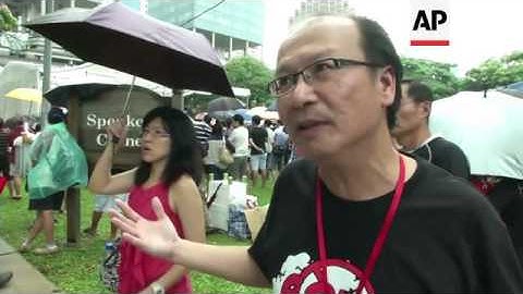 Rare anti-government demo against plans to increase immigration