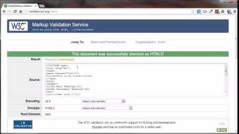 Video 17 Validation Process w/ HTML