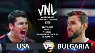 USA vs Bulgaria | Men's VNL 2023