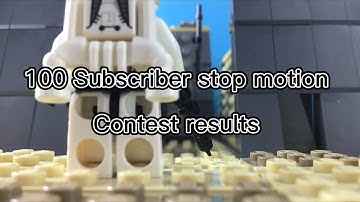 100 Subscriber stop motion contest results