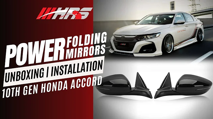 HRS - 2018-22 Honda Accord Power Folding Mirrors - Unboxing | Installation