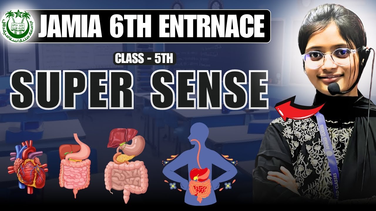 Super Sense 5th Class in one Shot 🔥| JAMIA 6th Entrance exam Preparations 2025 | jmi 6th
