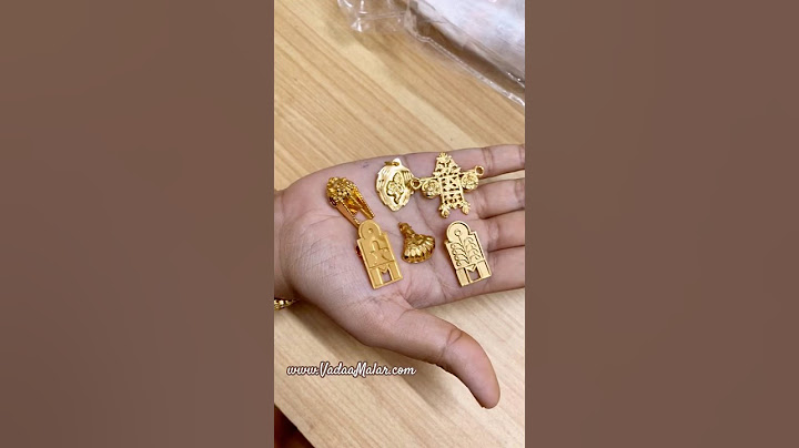 Mangalyam Thali in Gold plating South Indian Wedding Bridal Mangal Sutra திரு மாங்கல்யம்