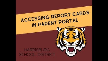 Accessing Report Cards in Parent Portal