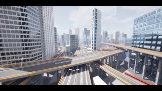 Simple Procedural Freeway in Unreal Engine