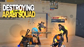 DESTROYING ARABIs SQUAD ❤|PUBG mobile | 5Finger+ gyroscope | Tecno pova 2 | Neo,18,18T, 19,19pro,