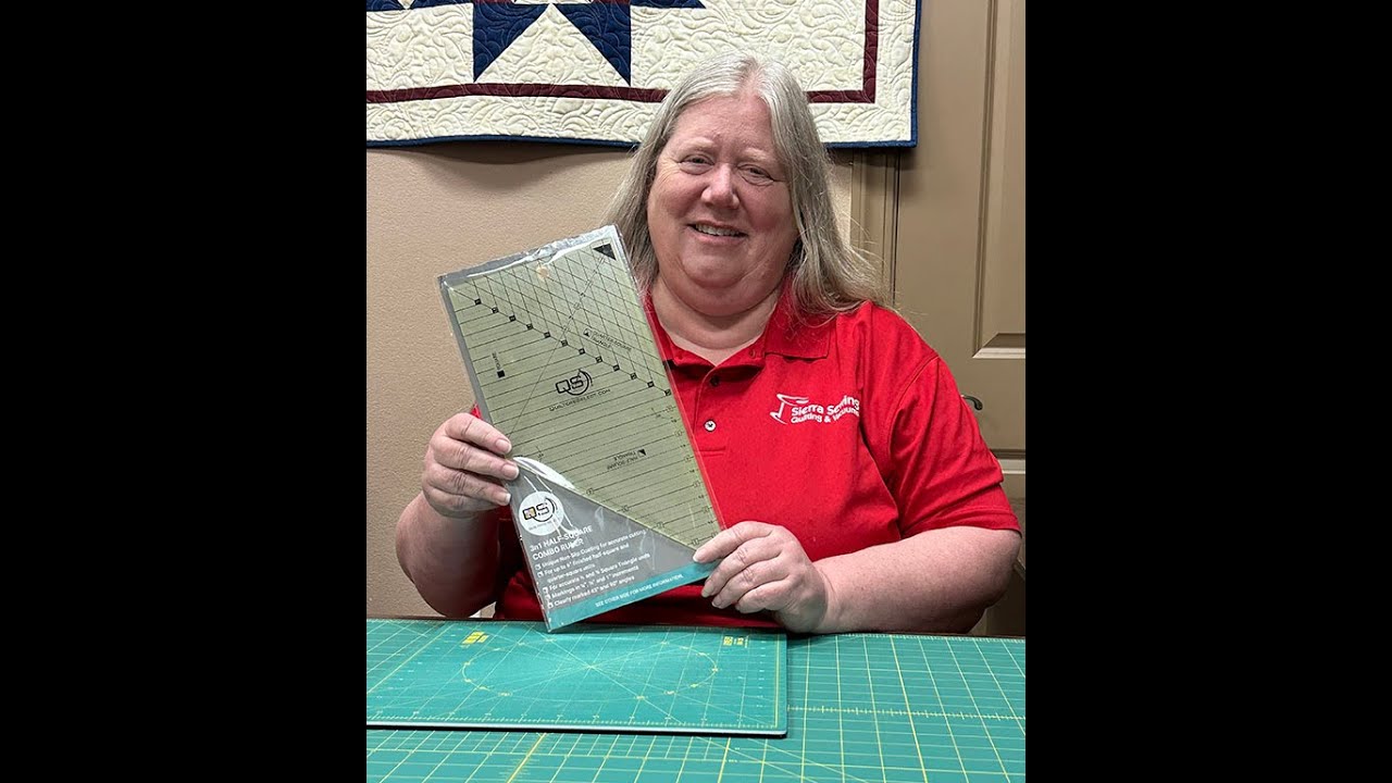 Dee's Saturday Sampler – Using Quilters Select's New 60 Degree Triangle &  Half Square Combo Rulers 