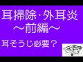 改訂再UPしました「耳掃除と外耳炎①～耳掃除必要？」