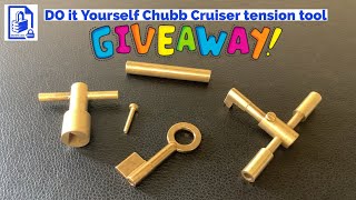 572. Do It Yourself Chubb Cruiser Tension Tool Giveaway .. Make This Basic Tension Tool Yourself