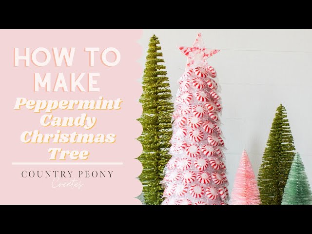 How To Make a Candy Tree (Using a Styrofoam Cone Tree Form)