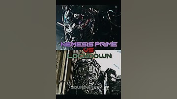 Nemesis Prime TLK Vs Lockdown AoE #transformers #optimusprime #megatron #edit #shorts