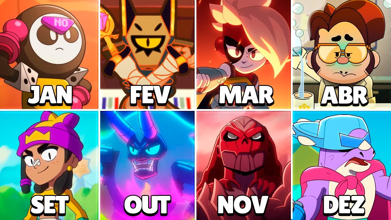 TODAS AS ANIMAÇÕES do BRAWL STARS em 2025