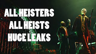 HUGE PAYDAY 3 LEAKS - ALL THE HEISTS AND THE 2 MISSING HEISTERS REVEALED