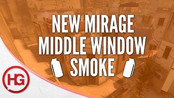 CS:GO Nade Spots - New Mirage, Middle Window Smoke