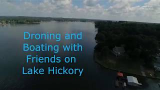 Droning and Boating on Lake Hickory