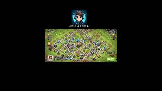 Clash of clan Town hall 11th 3 start attack with electro dragon and archer queen aura #youtube #th11