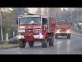 Przejazdy alarmowe podczas pożaru sortowni odpadów w Wolicy