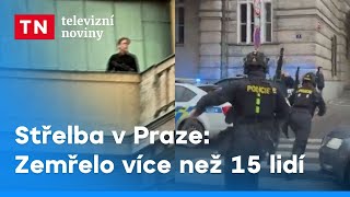 Střelba v centru Prahy! Zemřelo více než 15 lidí | Televizní noviny