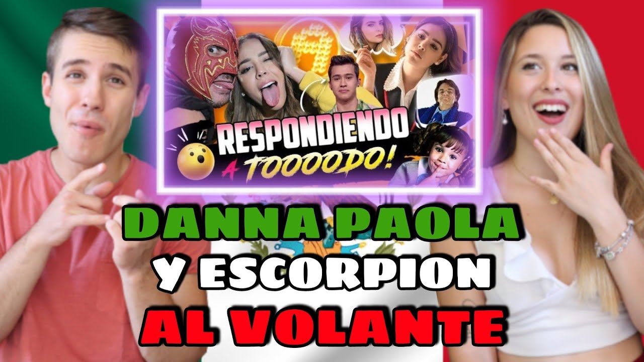 REACCION a DANNA PAOLA & ESCORPIÓN al VOLANTE 🚙😂 LA ÉLITE UNIDA *LOS MEXICANOS MÁS CHING*N*S*