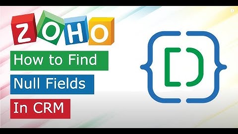 How to Search records with Null value in Zoho CRM