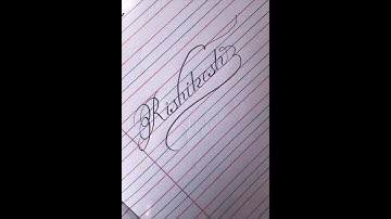 Rishikesh❤️, your name ?? #calligraphy #shorts