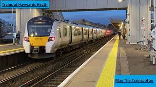Trains at Haywards Heath, BML 12/12/2020