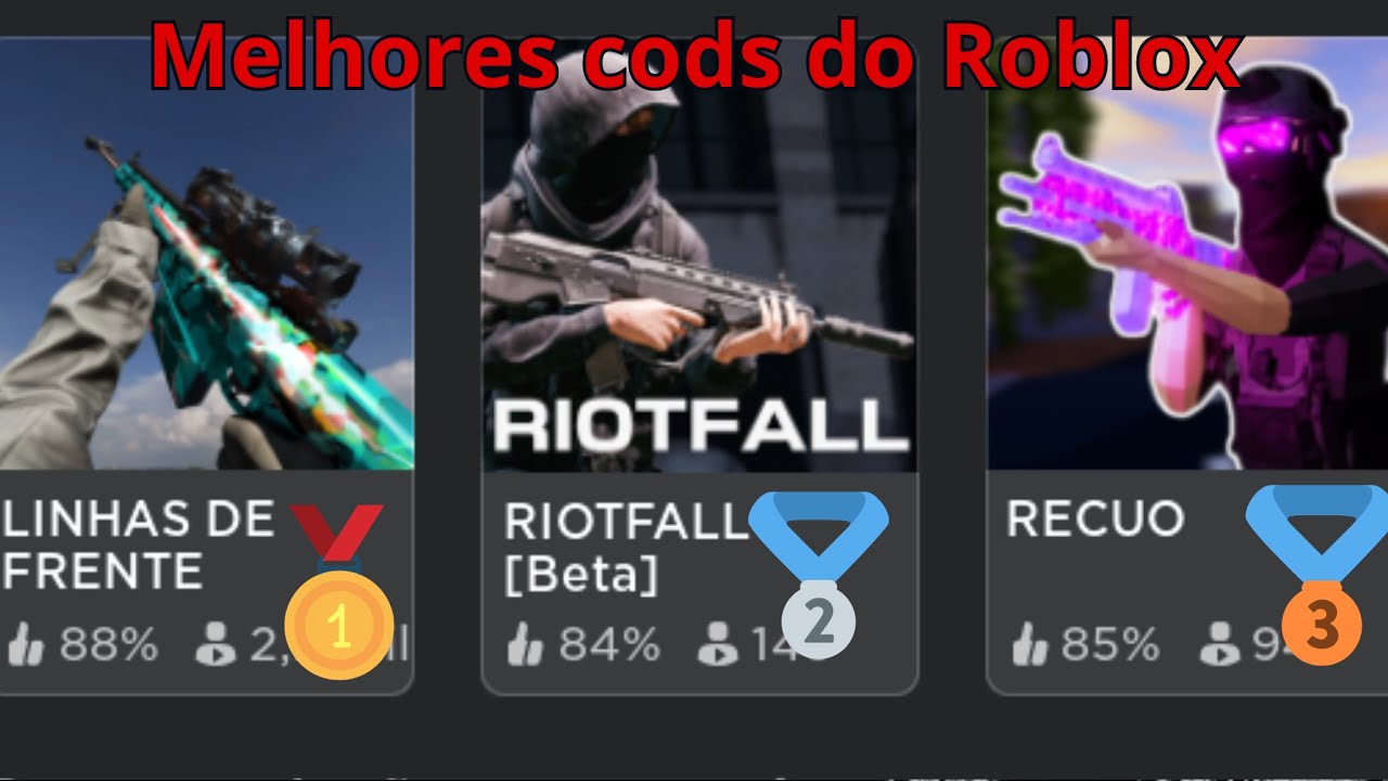 Os melhores Cods do Roblox - YouTube
