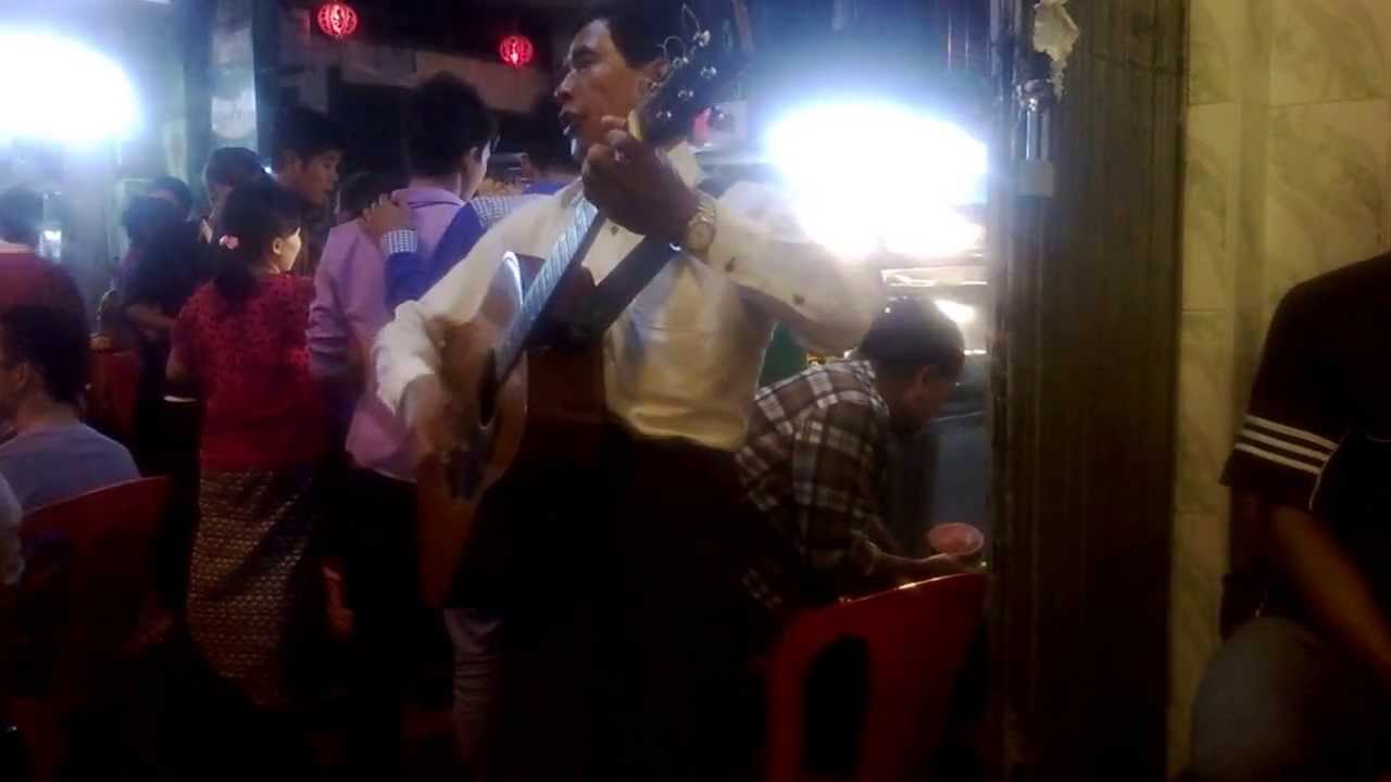 Myanmar singer on 19th street- Yangon