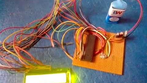 LCD interface with 8051 microcontroller