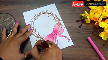 Ribbon Draw | New Border for Assignment | Front Page Design | Border for Project by Arty