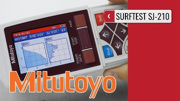 MITUTOYO SJ-210: Surface Roughness Tester (product video presentation)