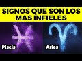 LOS SIGNOS DEL ZODIACO que son más INFIELES y lo ocultan bien