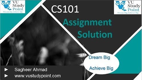 CS101 Assignment 3 Correct solution with solution file