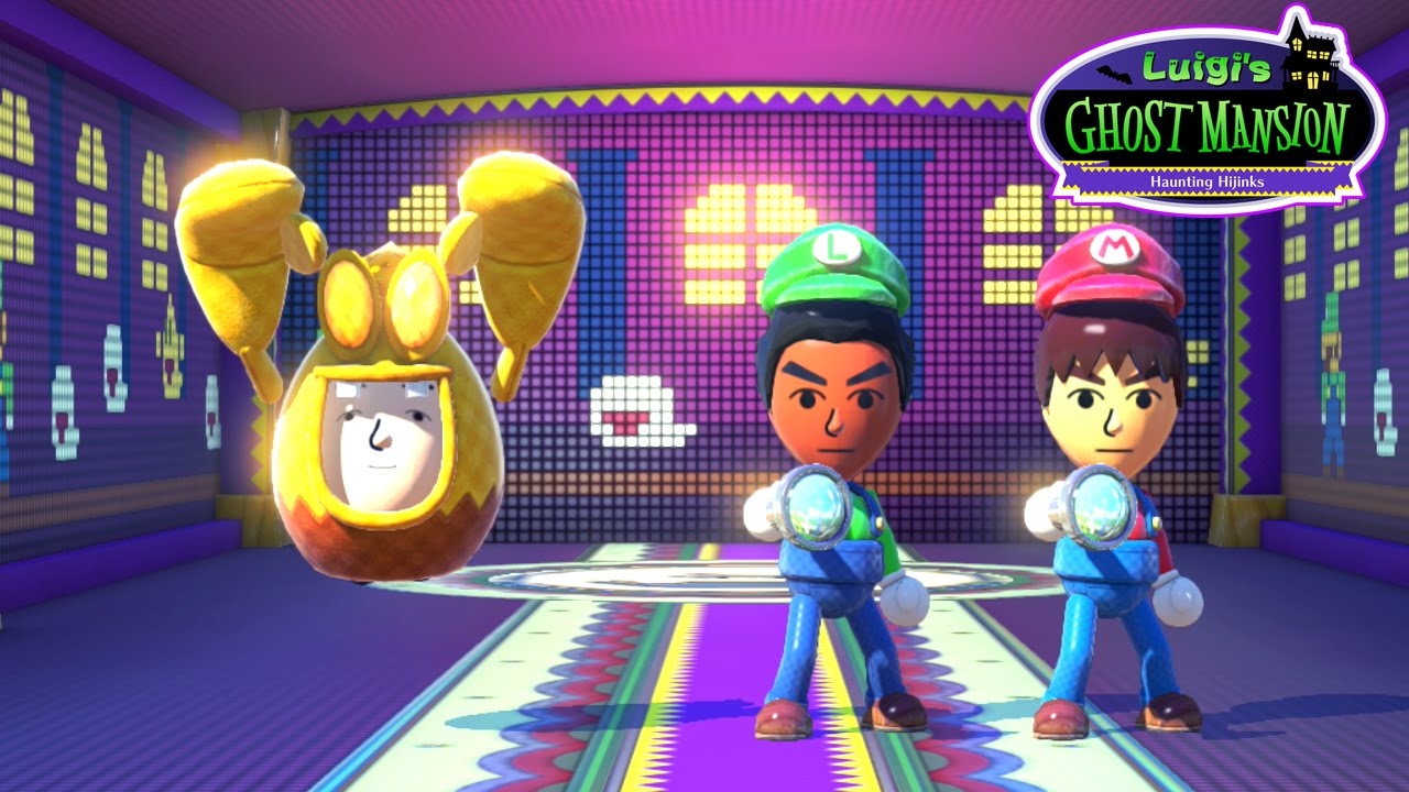Nintendo Land Luigi S Ghost Mansion Special Guest Devinator Wii U Gameplay Youtube