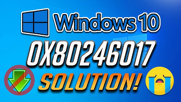 How to Fix Windows Update Error 0x80246017 in Windows 10 [Tutorial] 2025