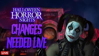 Halloween Horror Nights 2024 Changes By US! | HHN 33 Livestream Series