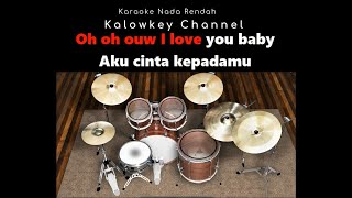 The Changcuter I Love You Babe Karaoke Lower Key Dan Drum Cover