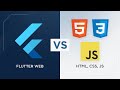 Flutter Web vs HTML, CSS & JS: Performance Comparison