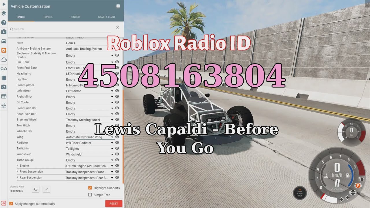 Lewis Capaldi Before You Go Roblox Id Roblox Radio Code Roblox Music Code Youtube - were do i go to for roblox codes