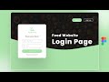 👍How to Create Simple Login Card | Figma Design | Figma Tutorial 2024