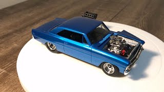 Model Car Building  Building and Painting the AMT Chevy Nova Pro Street in 1/25th