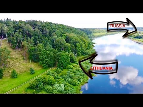리투아니아-러시아 국경 람비나스 언덕 및 칼리닌그라드