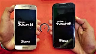 Samsung Galaxy S6 vs Samsung Galaxy A5 (2017) - Speed Test - (FHD)