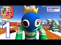 Rainbow Imposter Survivor 3D - Gameplay Walkthrough Part 1 Survivor On Rainbow Monster (Android)