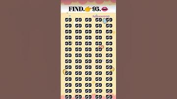 Find 👉 95 🤔 odd number puzzle 🧩 iq test 🧠 math reasoning #quiz #quiztime #puzzle #iqtest #challenge