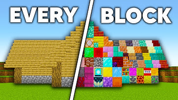 I Collected EVERY Block in Survival Minecraft...