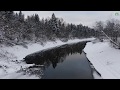 Desna river in winter [4k]